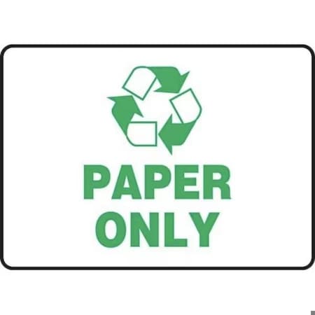 Accuform Paper Only, Dura-Plastic, 5 in x 7 in, 3/16" mounting holes MPLR568XT